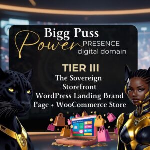 Bigg Puss Power Presence: eCommerce Shop Domain TIER III